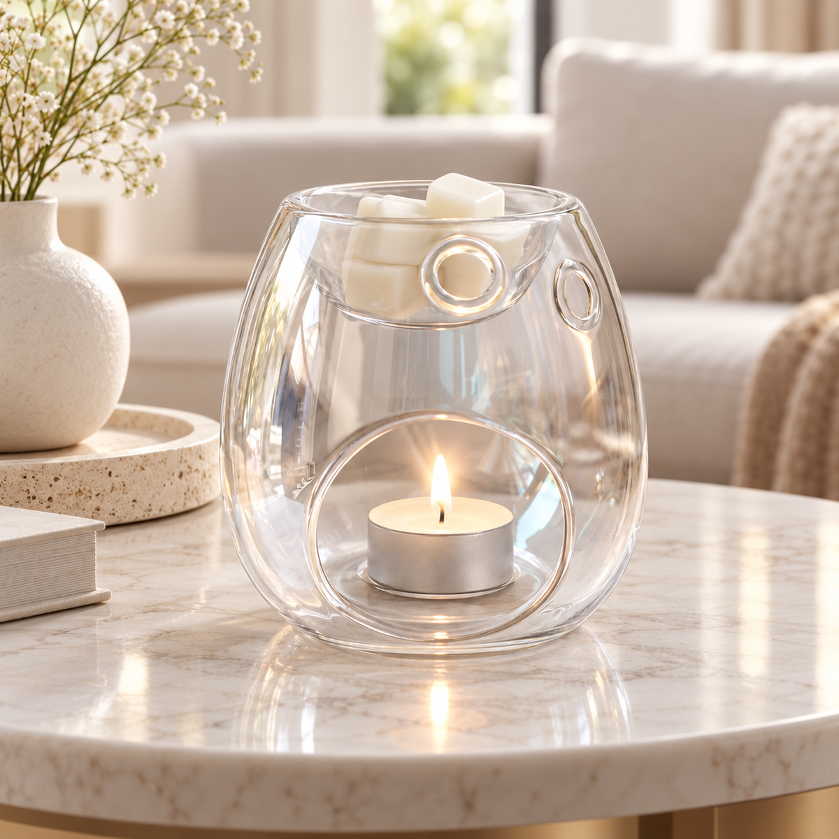 Clear Wax Melt Burner
