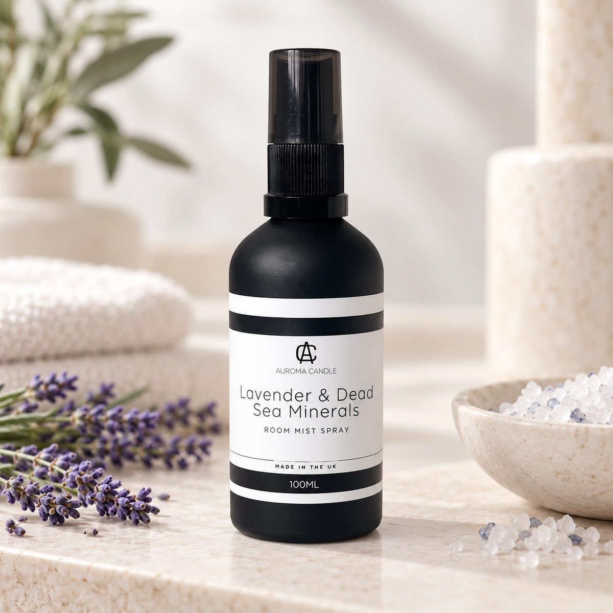 English Lavender & Dead Sea Minerals Room Spray | Luxury Home Fragrance